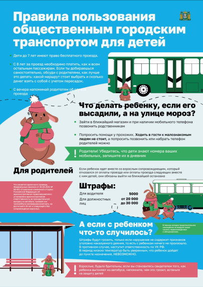 Правила пользования общественным городским транспортом.